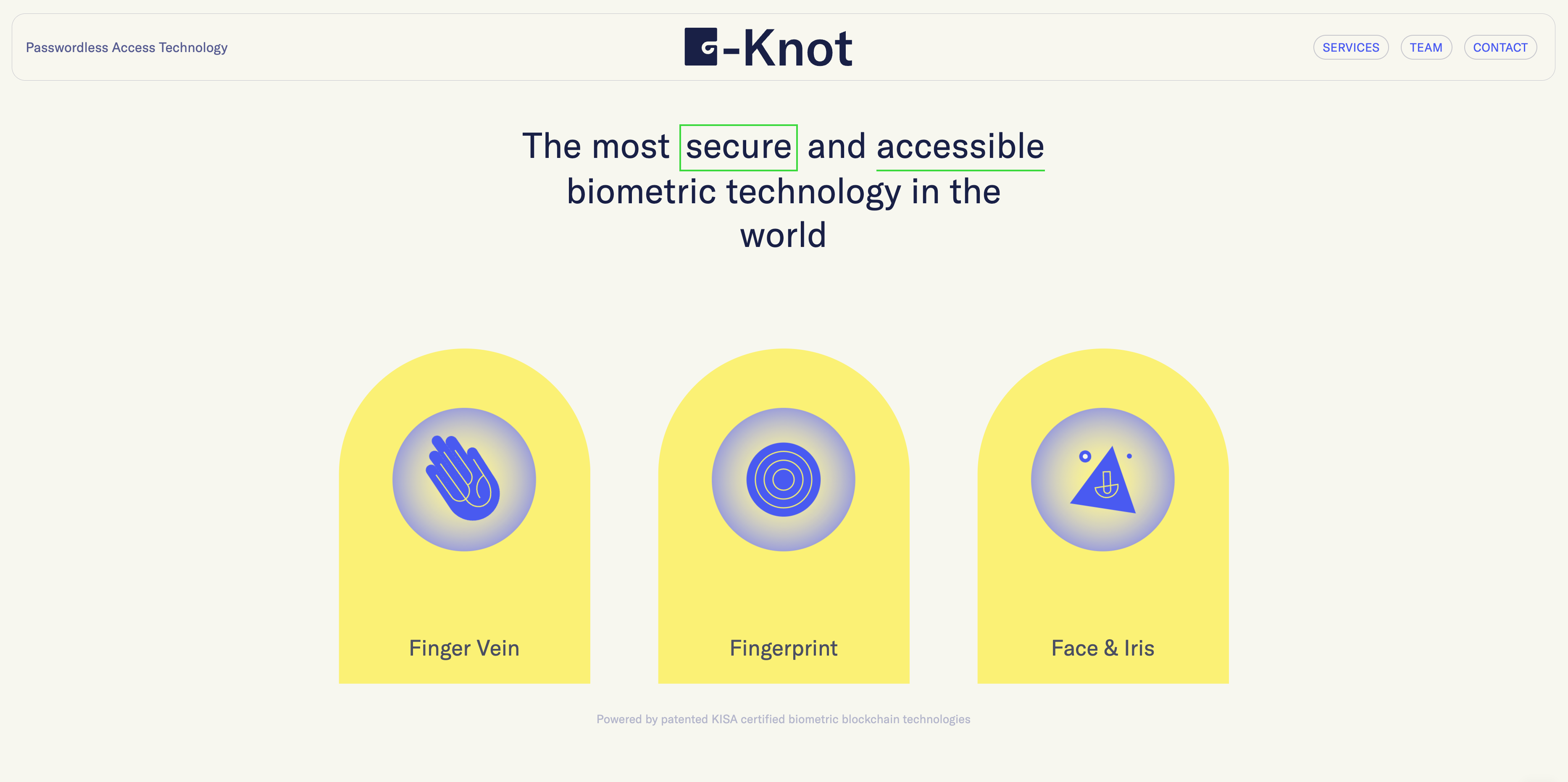 G-Knot Landing Page